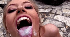 Suck my face, bitch!'
