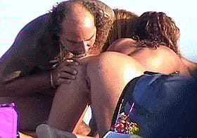 Amateur Threesome: Two Women, One Man, and a Wild Asshole'