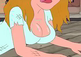 Family Guy's Big Tits Jiggle in Non-Nude Toons'