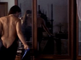 Celebrity Naked Backside in Mirror'