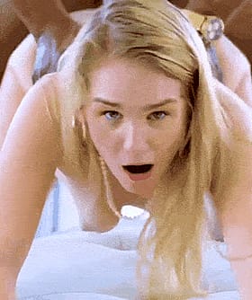Blonde Babes in Doggy Style: Interracial Fun'