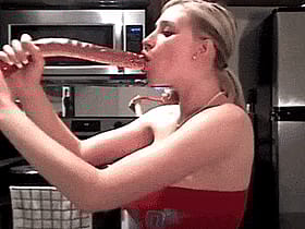 Deepthroat Dildo Solo: A Taste of Temptation'