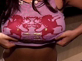 Hot Pink Tits Flashing in the Sun'