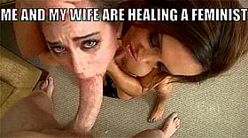 Chad's Bull Facefuck Caption: My Wife Are Healing A Hole'