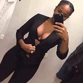 Ayisha Cottontail's Big Tits Amateur Girlfriend'