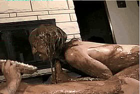 Whipped Cream Fetish Sex: Messy Blowjob with Pie'