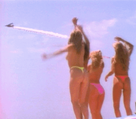 Bikini Babe's Wild Plane Ride picture 1 of 1