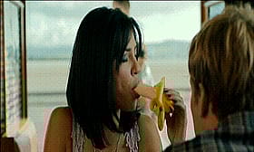 Celebrity Blows Banana'