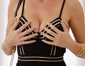 Blonde Boobs in Black: Kendra Sunderland's Erotic Adventure'