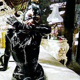 Michelle Pfeiffer's Catwoman in a Latex Catsuit: A Sexy Batman Fan's Dream Come True'