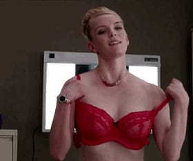 Blonde Babes in Red Bra: Relaxing and Taking Off'