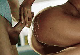 Brunette Amateur Gets A Sweet Creampie'