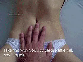 Fuck the way you say please little girl it again'