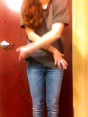 Get Your Ass Kicked by a Woman in a Brown Shirt'