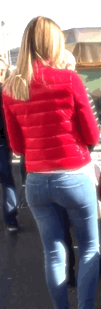 Red Jacket, Red Ass: A Non-Nude Jeans Erotic Experience picture 1 of 1