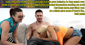 Blonde Blowjob Cheating Husband Threesome'