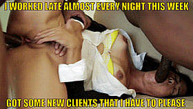New clients that I have: Interracial, rubbing pussy, stuffed, threesome, tits out, work!'