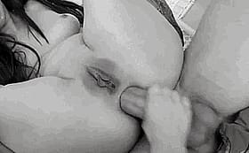 Grayscale Anal Masturbation: A Sensual Experience'