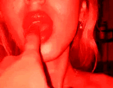 Finger Suck Tease: Red Hot Finger Teasing picture 1 of 1