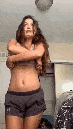 Amateur Teen Gets Her Tits Squeezed'