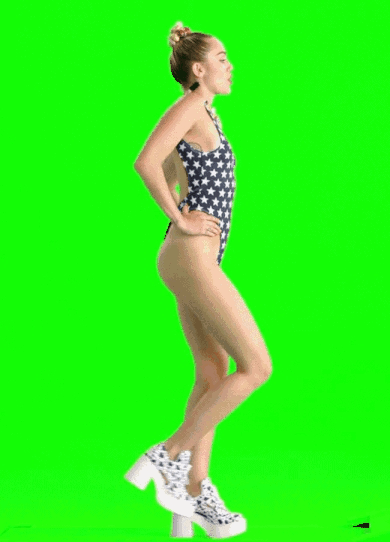 Miley Cyrus's Bikini Babes: A Celebrity's Ass in Action picture 1 of 1