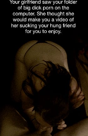Amateur wife with a nice ass getting her big dick sucked by her husband.'