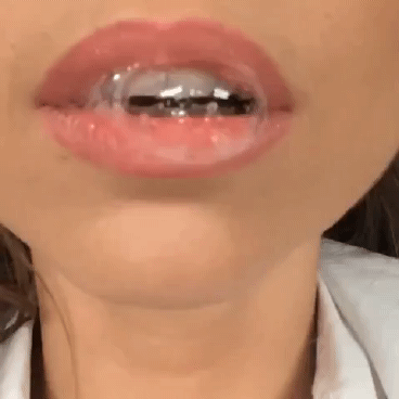 Babes, Brunette Pornstar Riley Reid Spits Saliva picture 1 of 1