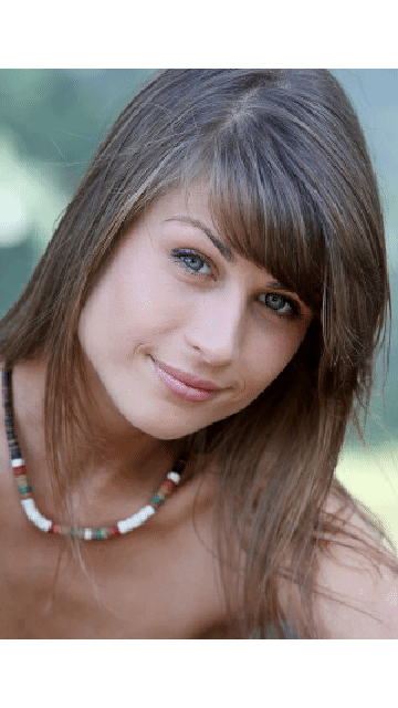Brunette Babe Smiling for the Camera picture 1 of 1
