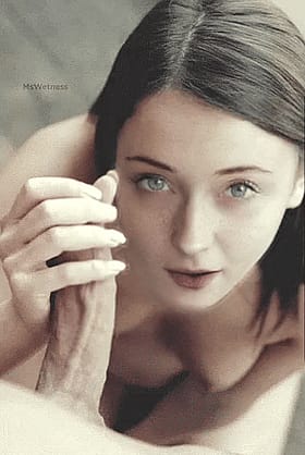 Sophie Turner's Fake Handjob: A Celebrity's Erotic Adventure'