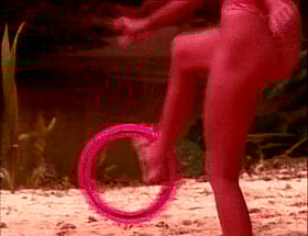Beach Babe's Pink Pussy Pong'