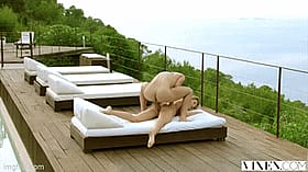 Blonde Vixen Gets Prone Bone from Behind by Mary Kalisy'