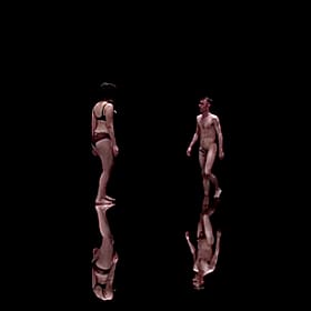 Celebrity Nude Scandal: Two Naked Celebs in a Black Room'