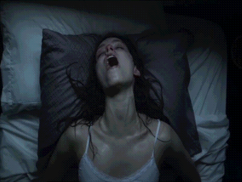 Brunette Babe Gets Orgasm Face in Sweaty White Shirt picture 1 of 1