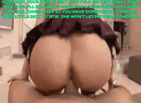 Cheating Wife Gets Bullied by Her Husband in Caption picture 1 of 1