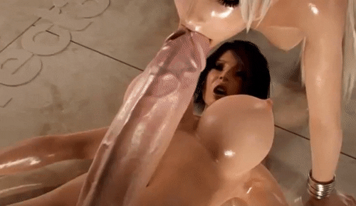 Blonde Babe Gets a Big Tits Blowjob picture 1 of 1