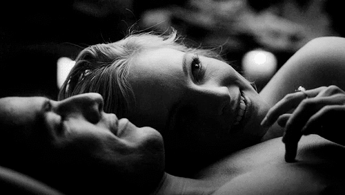 Sexy Smile: Two People Laying in Bed picture 1 of 1