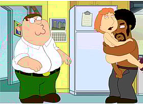 Family Guy Lois Griffin Gets Naked with a Black Man'