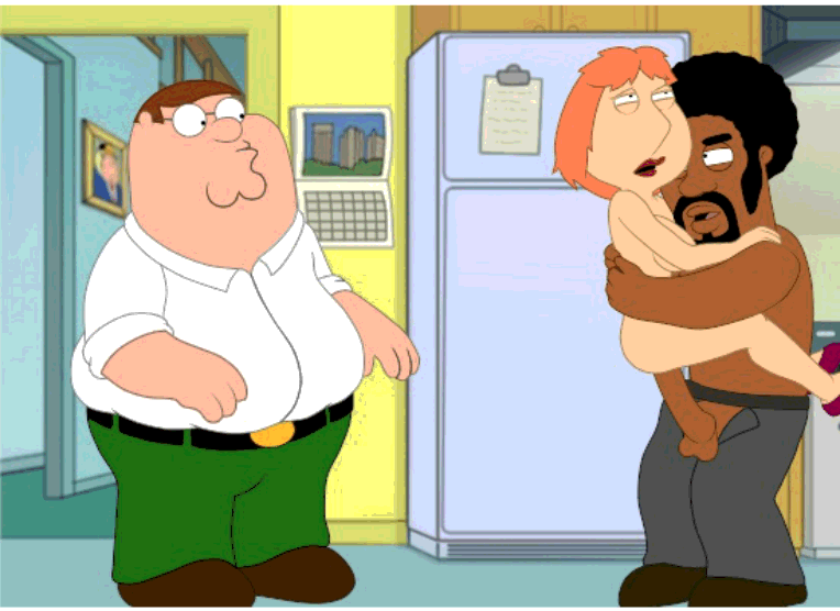 Family Guy Lois Griffin Gets Naked with a Black Man picture 1 of 1