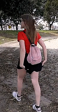 Blonde Teen Flashing Outside: A Sizzling Hot Tale of Ass-Flashing Excitement picture 1 of 1