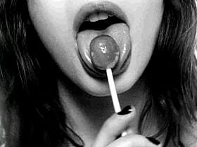 Babes with DDLG Licking a Lollipop'