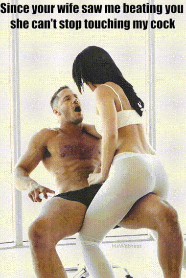 Bull Handjob Hotwife: Sitting on the Floor with Your Wife picture 1 of 1