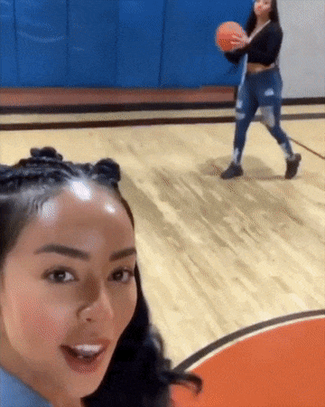 Babes with Big Tits Playing Basketball picture 1 of 1