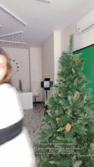 Brunette Cute's Erotic Christmas Tree Adventure picture 1 of 1