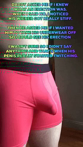 Daddy's Little Pink Pussy: A Caption of a Pink Pussy'