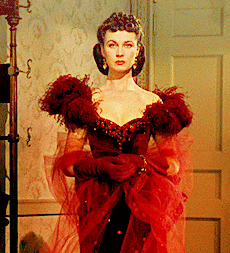 Vintage Hollywood Celebrity: Red-Haired Bombshell in a Red Dress picture 1 of 1