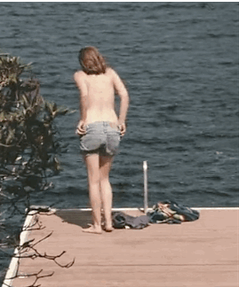 Amateur Naked Chick on Dock picture 1 of 1
