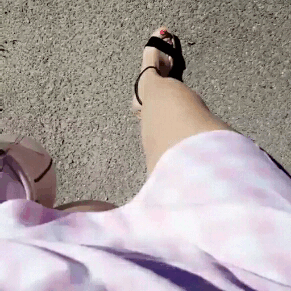 Panty-less in a Pink Dress: A Self-Shot FPov picture 1 of 1
