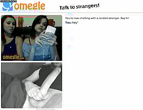 Brunette Teen Surprised by Big Dick on Omegle'