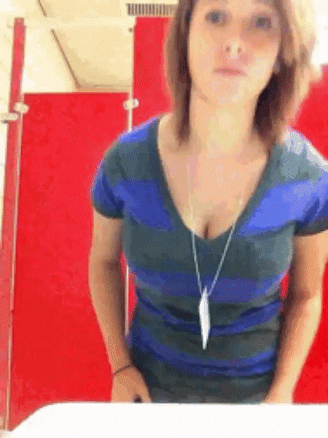 Teen Non-Nude Erotic Striped Shirt picture 1 of 1
