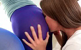 Ass-Grabber: Woman's Ass Grabbed by Another Woman'